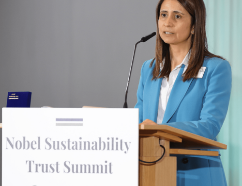 Laudatory Speech: Sustainability Award supported by Nobel Sustainability Trust Foundation for Leadership in Implementation